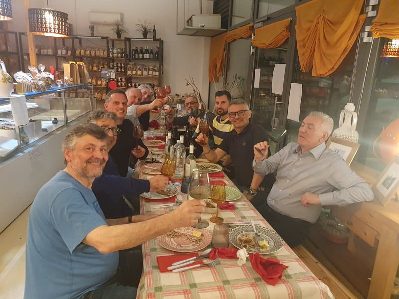 Cena in bottega a Verona